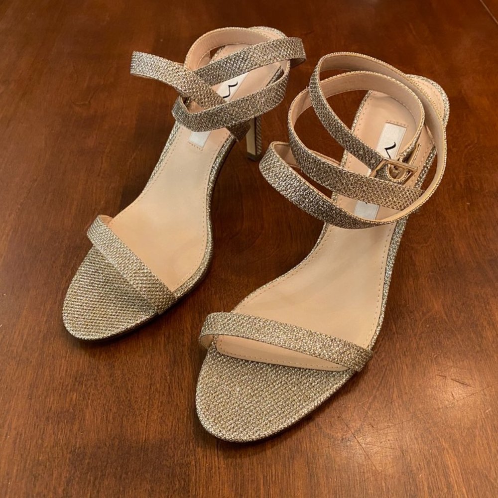 Nina ankle strap high heel sandal